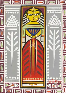 Roy, Jamini (Artist). Untitled (Doll), n.d. | Painting