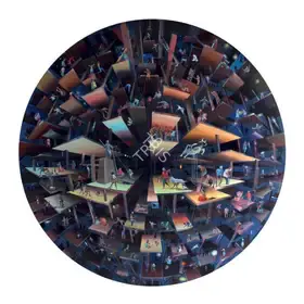 Bhagyanath, C. (Artist). Shows are going on (Space and Ladder series), 2018 | Installation