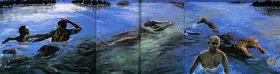 Sud, Anupam (Artist). Midstream, 1993 | Painting