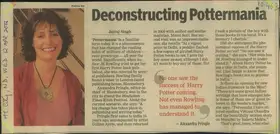 Singh, Jairaj (Reporter). Deconstructing Pottermania, 12 March 2006 | Newspaper Clipping | 00847937