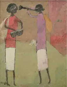 Perumal, P. (Artist). Nadodai Padel, 2000 | Painting
