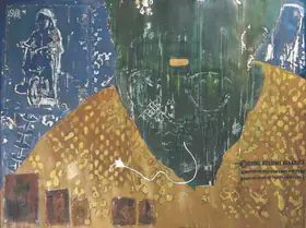 Kallat, Jitish (Artist). Another Expedition Picture (From My Diary of Polite Departures), 1998 | Painting