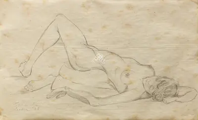 Sabavala, Jehangir (Artist). Nude Studies, 1946 | Painting