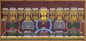 Studio of Jamini Roy (Artist). Last Supper, early 1950s | Painting