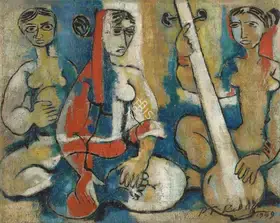 Reddy, P.T. (Artist). Musicians, 1959 | Painting