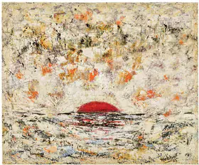 Hebbar, K.K. (Artist). Untitled (Sunset), 1965 | Painting
