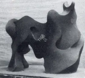 Kaneria, Raghav (Artist). Bull, 1958 | Sculpture
