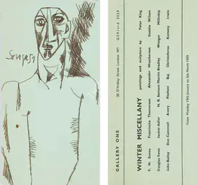 Souza, F.N. (Artist). Untitled, 1959 | Drawing