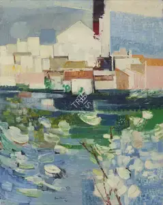 Burman, Sakti (Artist). Untitled, 1961 | Painting