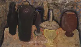 Bakre, S.K. (Artist). Still Life, 1964 | Painting