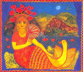 Burman, Jayshri (Artist). Untitled, 2001 | Painting