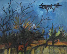 Souza, F.N. (Artist). English Countryside, 1958 | Painting