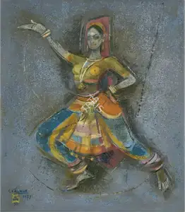 Chavda, Shiavax (Artist). Dancer II, 1973 | Painting