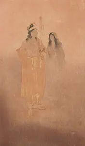 Bose, Nandalal (Artist). Savitri and Yama, c.1920s | Painting
