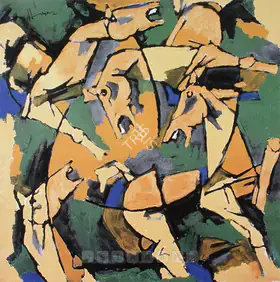 Husain, M.F. (Artist). H Quartet, n.d. | Painting