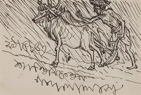 Bose, Nandalal (Artist). Untitled, n.d. | Drawing