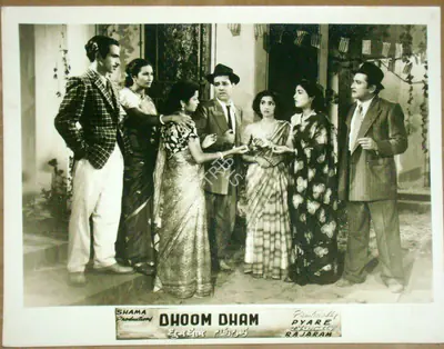 Rajaram (Director), Dhoom Dham, 1949 | Lobby Card