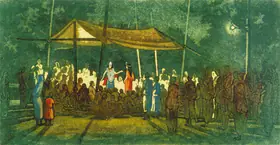 Das, Haren (Artist). Ramlila, 1952 | Graphic Art