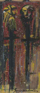 Sen, Sunil Madhav (Artist). Animal, 1950 | Painting