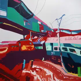 Martin, George (Artist). Under The Flyover And Other Stories, 2006 | Painting