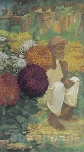 Chakladar, Amalnath (Artist). Gardener, 1979 | Painting