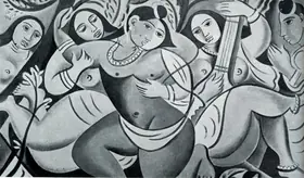 Keyt, George (Artist). Rasa Lila, n.d. | Painting