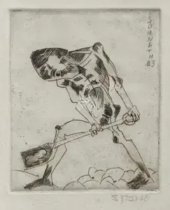 Hore, Somnath (Artist). Untitled, n.d. | Graphic Art