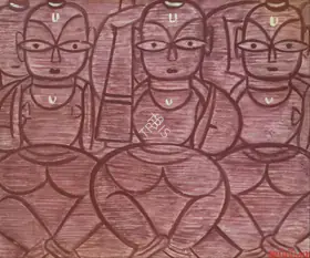 Roy, Jamini (Artist). Untitled, circa 1940 | Painting