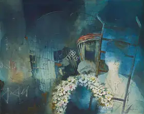 Maitra, Pradip (Artist). Untitled, 1989 | Painting