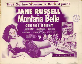 Dwan, Allan (Director), Montana Belle, 1952 | Handbill