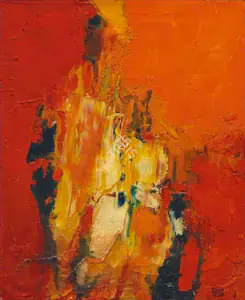 Raza, S.H. (Artist). Untitled, 1963 | Painting