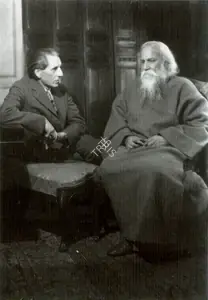 Unknown (Photographer). Rabindranath Tagore and Ananda K. Coomaraswamy, n.d. | Contemporary Photograph