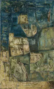 Ramkumar (Artist). Benaras, 1960s | Painting