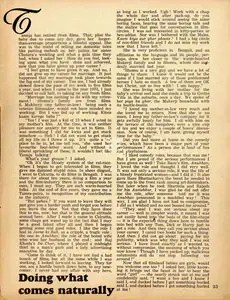 Doing what comes naturally. In <i>Sunday.</i> 2(24), p. 23. Calcutta: Ananda Bazar Patrika, 25 August 1974 | Conversation | CinemaEducation | 00802340