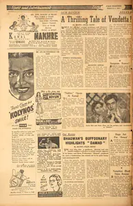 Bhagwan's Buffoonary Highlights "Damad". In <i>Blitz.</i> 03 March 1951 | Film Review