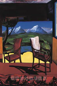 Husain, Owais (Artist). The Dysfunctionality Of Shadows, 2001 | Painting