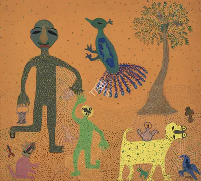 Parekh, Madhavi (Artist). Untitled, 1985 | Painting