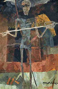 Ray, Shyamal Dutta (Artist). Untitled, 1992 | Painting