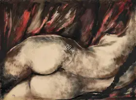 Ara, K.H. (Artist). Untitled (Nude), n.d. | Painting
