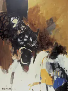 Mazumdar, Chittrovanu (Artist). Untitled, 1993-1994 | Painting