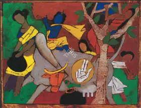 Husain, M.F. (Artist). Untitled, n.d. | Painting