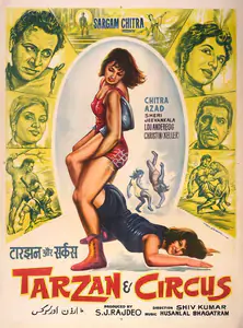 Rajdeo, S.J. (Producer), Tarzan Aur Circus, 1965 | Full Sheet Poster