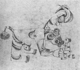 Gujral, Satish (Artist). Drawing, 1967 | Drawing