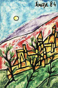 Souza, F.N. (Artist). Untitled, 1984 | Painting