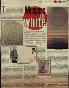 Sharma, Sanjukta (Reporter). Whispers in White, n.d. | Newspaper Clipping | 00848304