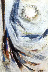 Hebbar, K.K. (Artist). Into Space, 1965 | Painting