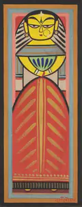 Roy, Jamini (Artist). Untitled (Standing Woman), n.d. | Painting