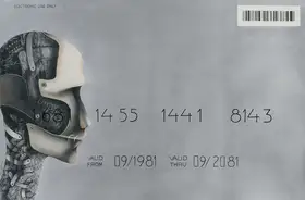 Chaturvedi, P.N. (Artist). Anthropomorphic Credit Card (Silver), 2008 | Painting