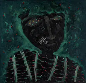 Vasudev, S.G. (Artist). He & Prison, 1991 | Painting
