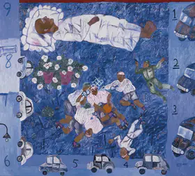 Singh, Arpita (Artist). Untitled (Bhishma), 1997 | Painting